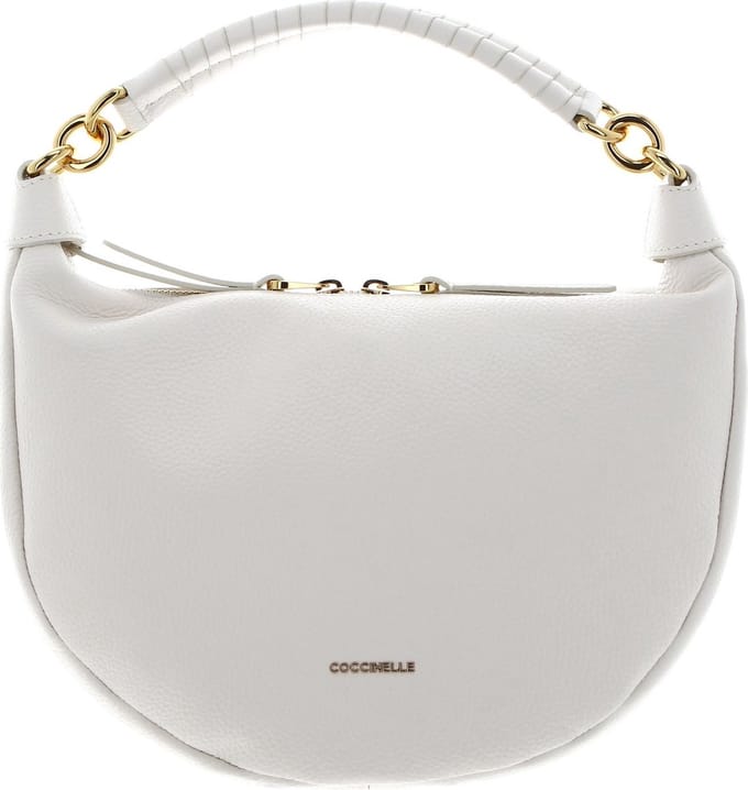 COCCINELLE Leren Handtas Lea Shoulder Bag Coconut Milk Crème