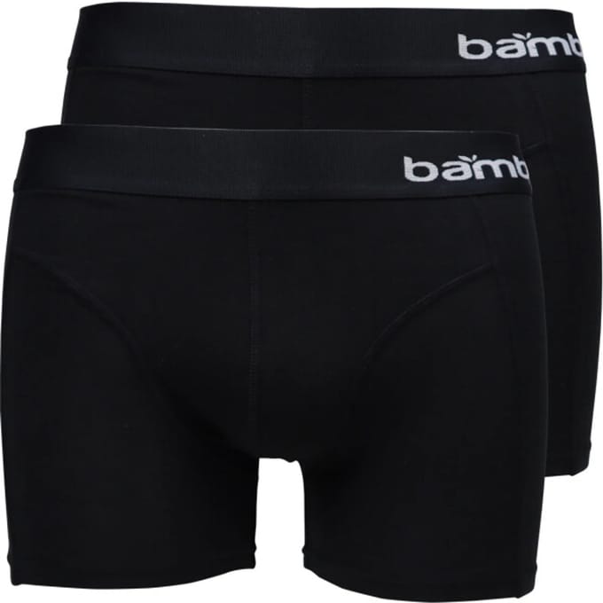 Bamboo Boxershort Heren Zwart 2-Pack - Maat XL