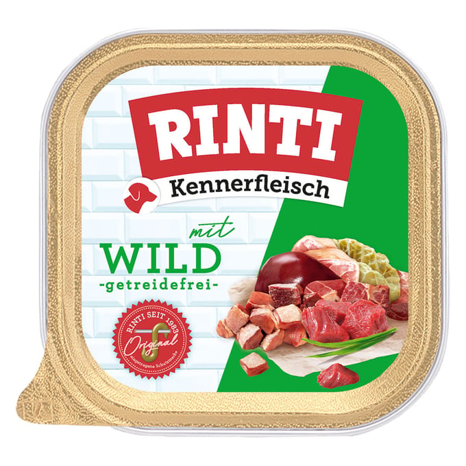 Voordeelpakket Rinti "Kennerfleisch" 9 x 300 g - Wild