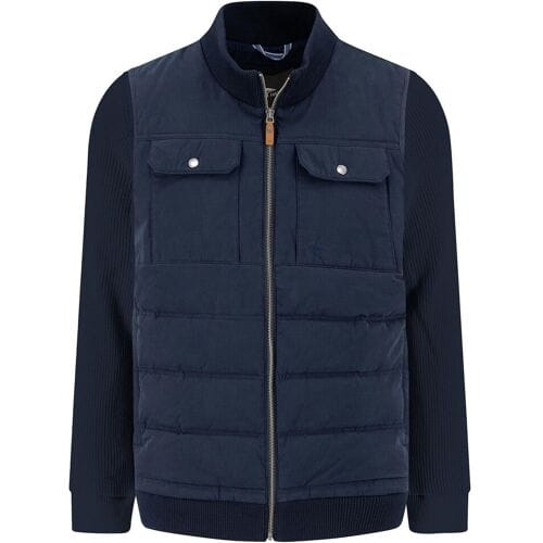 Fynch-Hatton Vest Hybrid Jacket Navy / male