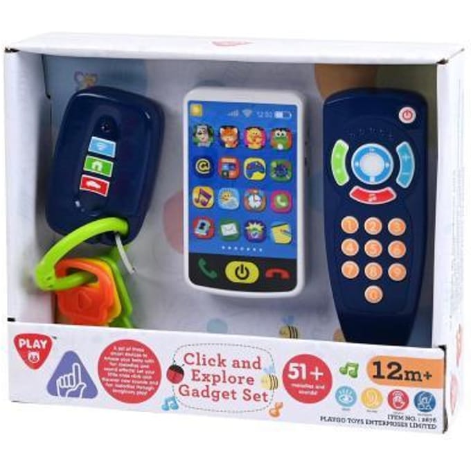 Playgo Afstandsbediening, mobieltje en sleutelbos Interactief speelgoed