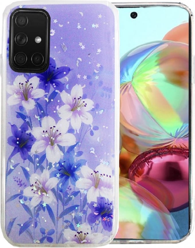 Silicone/TPU back cover Geschikt voor Samsung Galaxy A51 4G print (5) + gratis screen protector