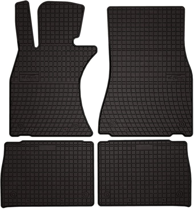 Wielganizator SolidPRO Serie - Rubberen Automatten - Lexus LS IV - Zwart - Perfecte Pasvorm