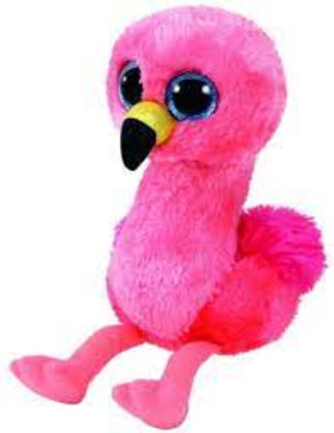Ty Beanie Boo Gilda Flamingo - Zachte pluche knuffel - 15cm