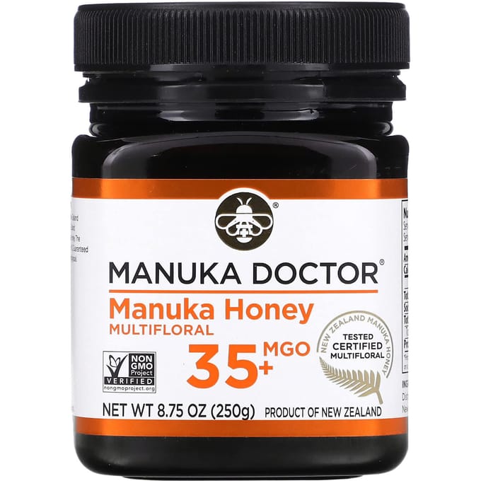 Manuka Doctor, Miel de variété de miel de Manuka, MGO 35+, 8,75 oz (250g)