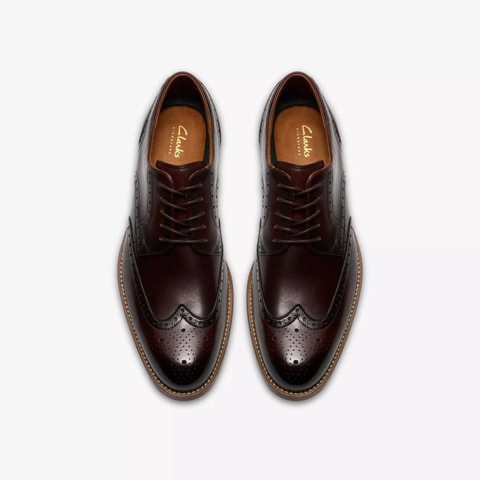 Clarks Veterschoen Bruin - Maat 7,5 - 41,5
