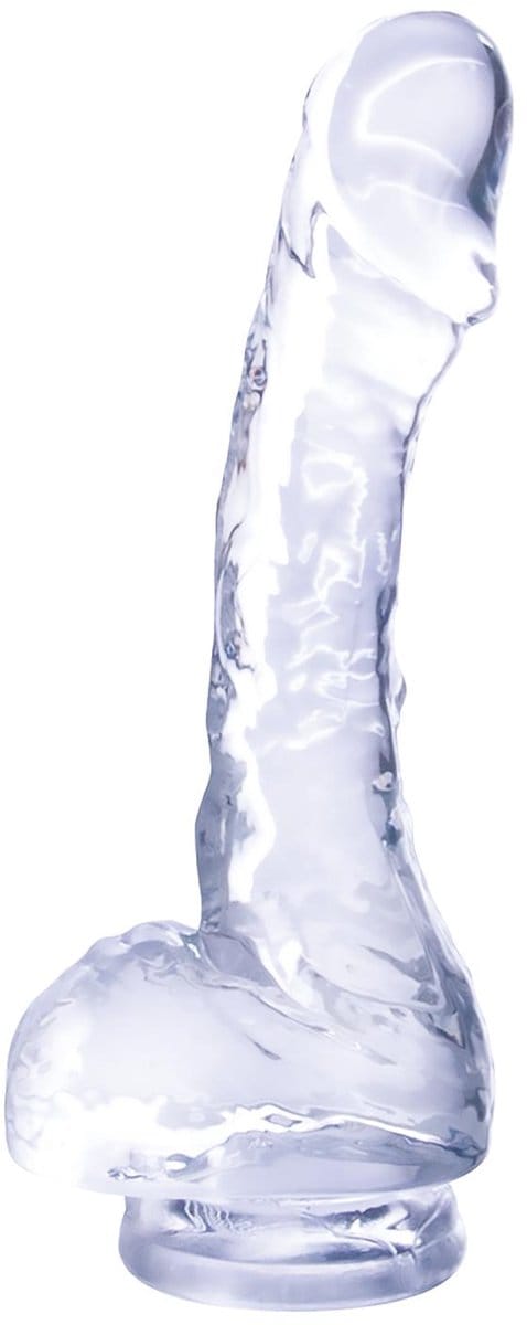 NMC 4 inch realistisch Mini dildo met zuignap - Transparant - 1 cm
