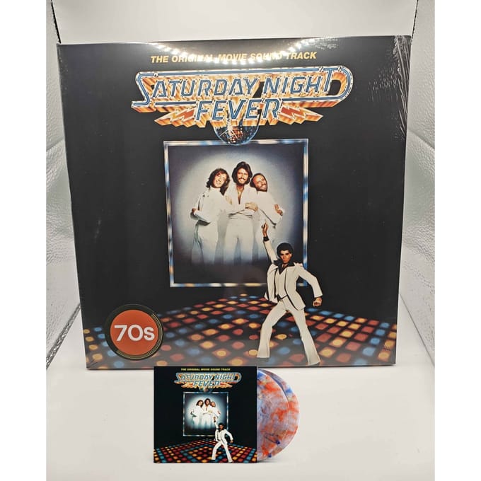 Bee Gees - Saturday Night Fever (Red, Orange & Blue Marble 2LP)