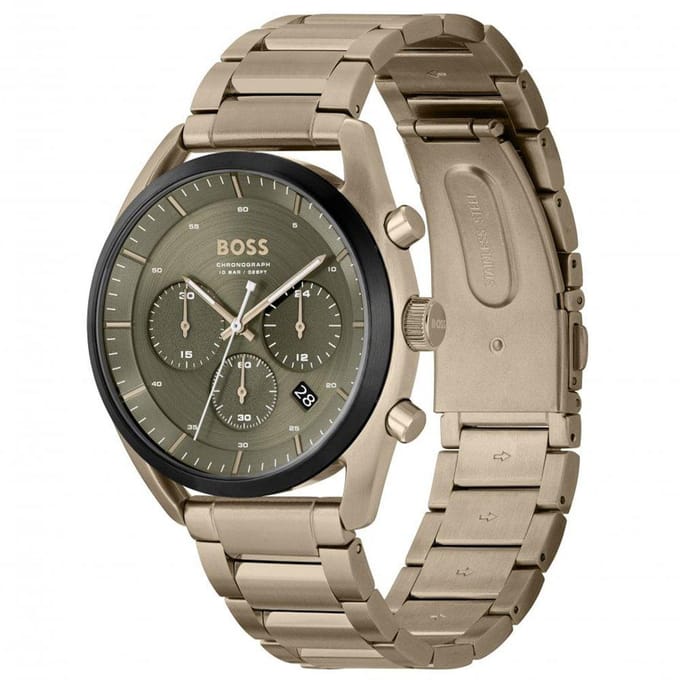 Hugo Boss 1514094 Top Brons 44mm Herenhorloge 44 mm goud