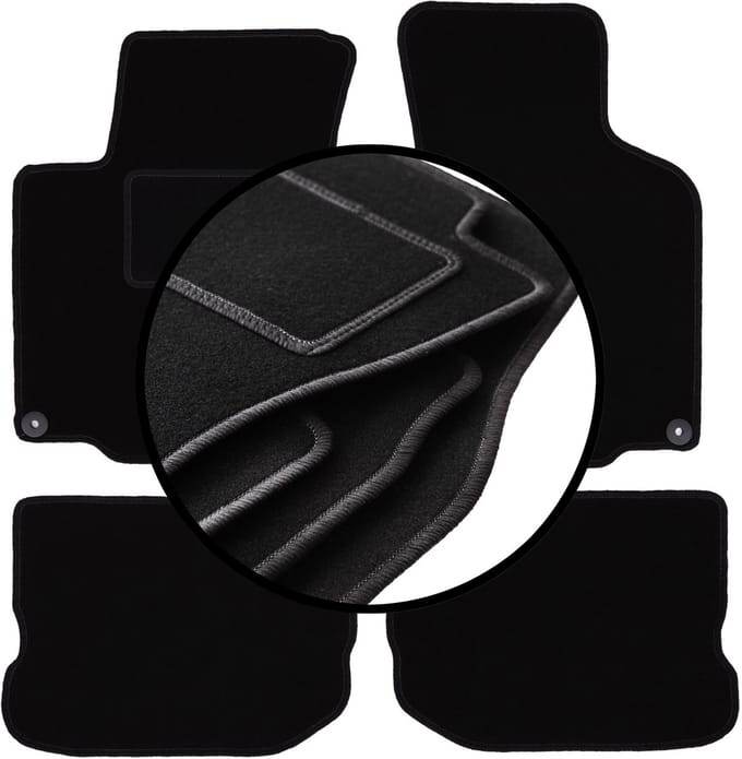 Complete set veloursmatten voor: Volkswagen Golf IV hatchback, stationwagen, variant (1997-2003)