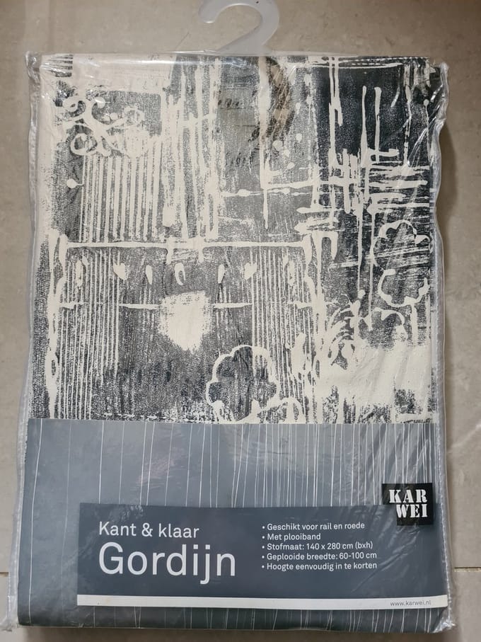 Karwei Kant & klaar Gordijn - 140x280cm - Plooiband