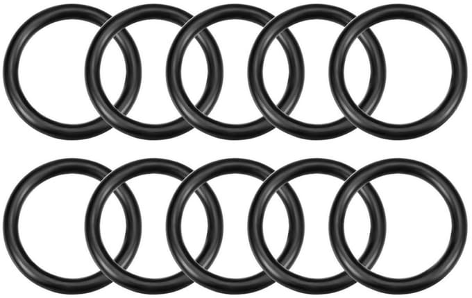 Dailygoods- O-ringen 10 Stuks - Nitrilrubber - 14 mm Buitendiameter - 10 mm Binnendiameter - 2 mm Breed - Afdichtingsset - Afdichtringen