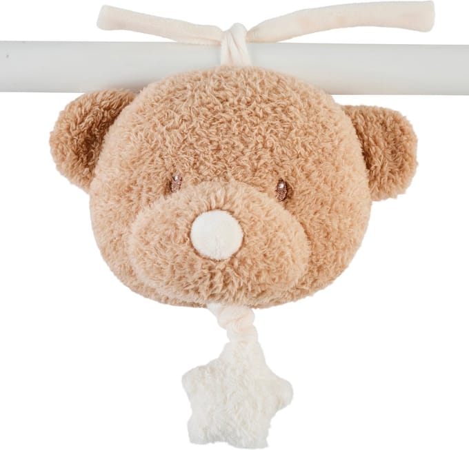 Nattou TEDDY Muziek Knuffel - Beer - 16 cm - Karamel
