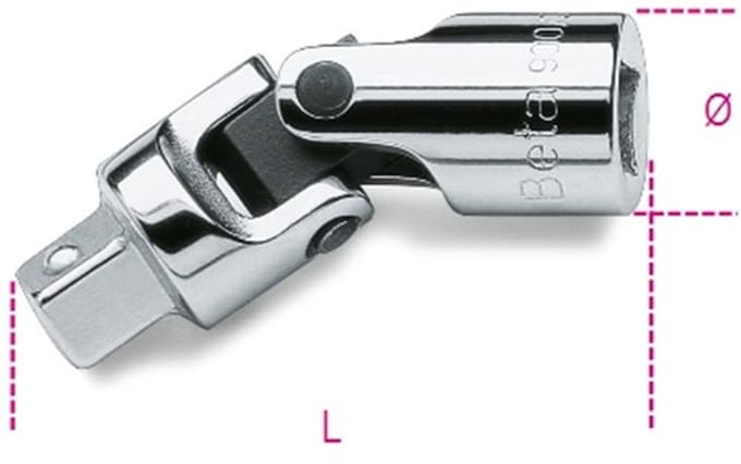 1/4” cardangewricht 900/25