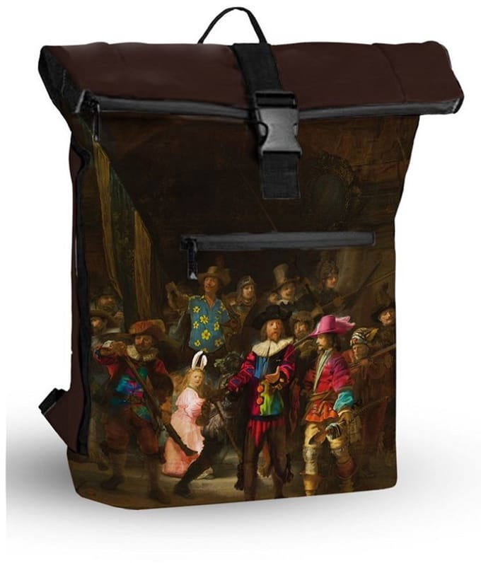 Mart Arts New York Nachtwacht Rolltop Rugzak 16L