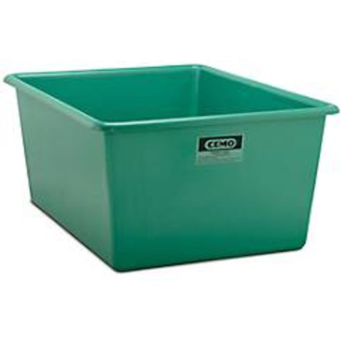 Rechthoekige container Standaard, GFK, 1500 l, groen