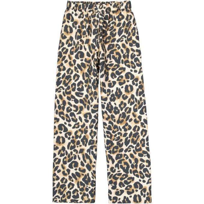 Vrouwelijke Uitlopende Broek met Luipaardprint Garcia