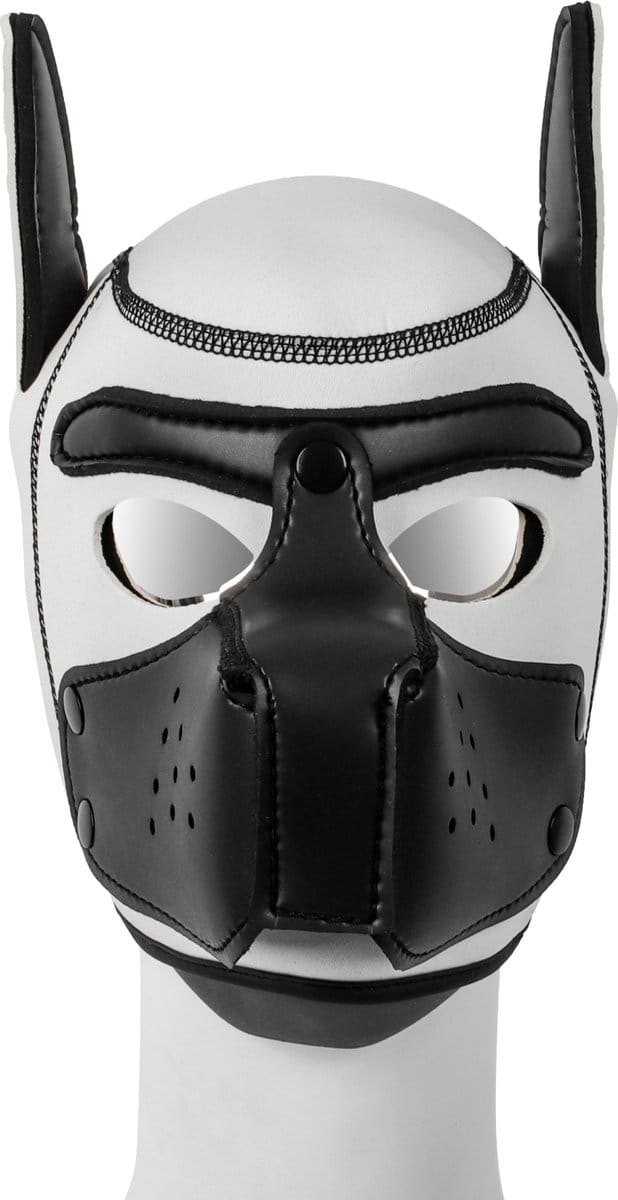 Banoch - Lindo Perrito Neoprene - honden masker puppy - wit