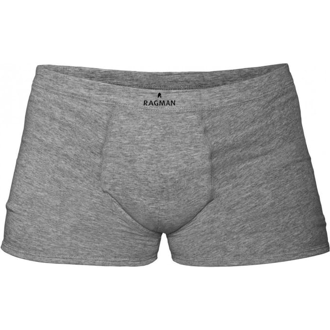 Ragman Ondermode Short 2Pack Grijs Melange / male