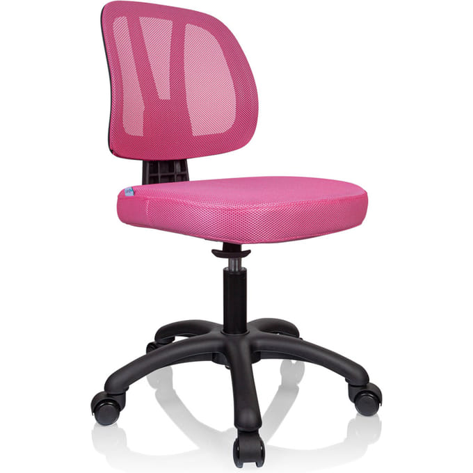 Kinder bureaustoel KID YU 200 netstof Roze hjh OFFICE