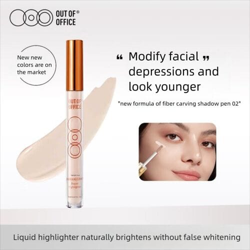 OUT-OF-OFFICE - Sculptural Liquid Contouring & Highlighter - 3 Types Highlight - 3ml