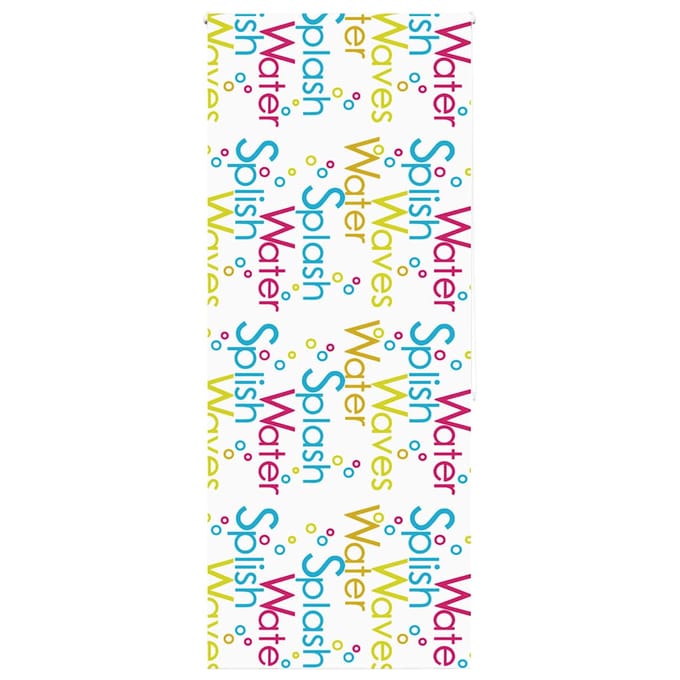vidaXL - Doucherolgordijn - 90x240 - cm - stofbreedte - 86 - cm