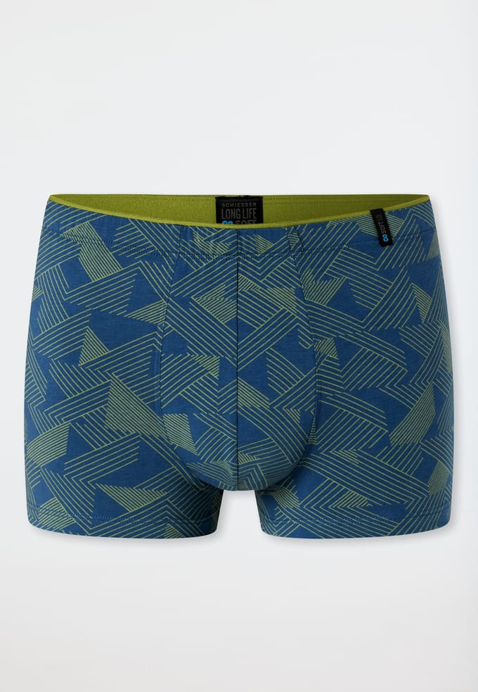 Modal short met patroon, grasgroen - Long Life Soft 8