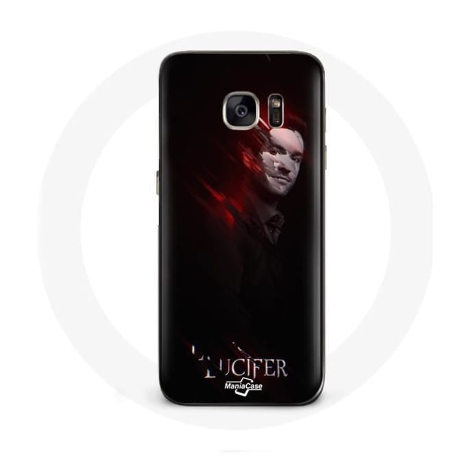 Case voor Samsung Galaxy S7 Edge Lucifer Series zwarte achtergrond