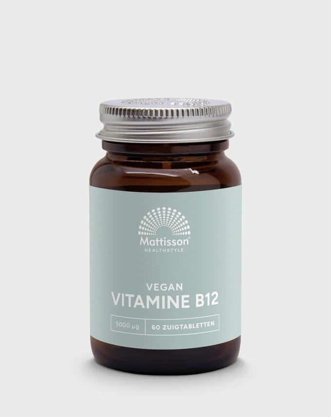 Mattisson - Vitamine B12 - 5000 mcg - Methylcobalamine - 60 Zuigtabletten