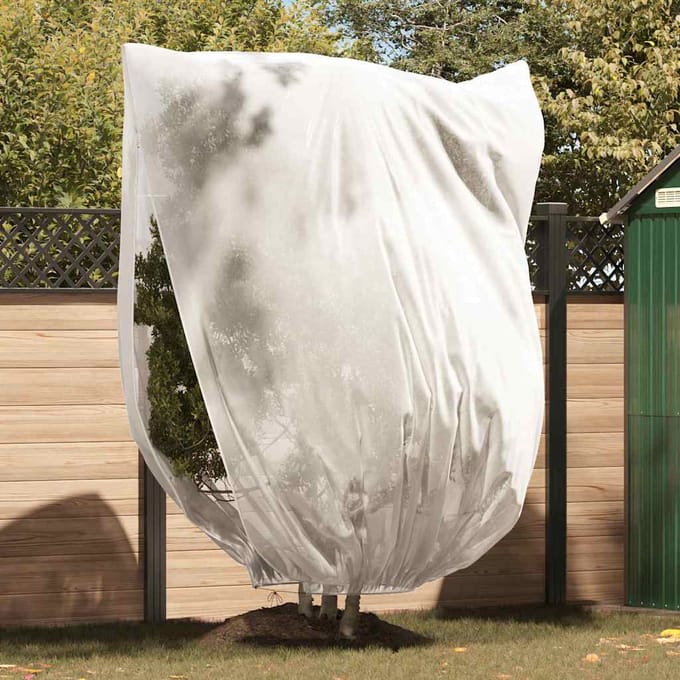 vidaXL Vorstbescherming Plantenfleece Covers Wit 2,4 x 2 m