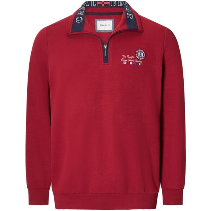 Babista herren Sweatshirt - 48/50 - rood - Plus Size