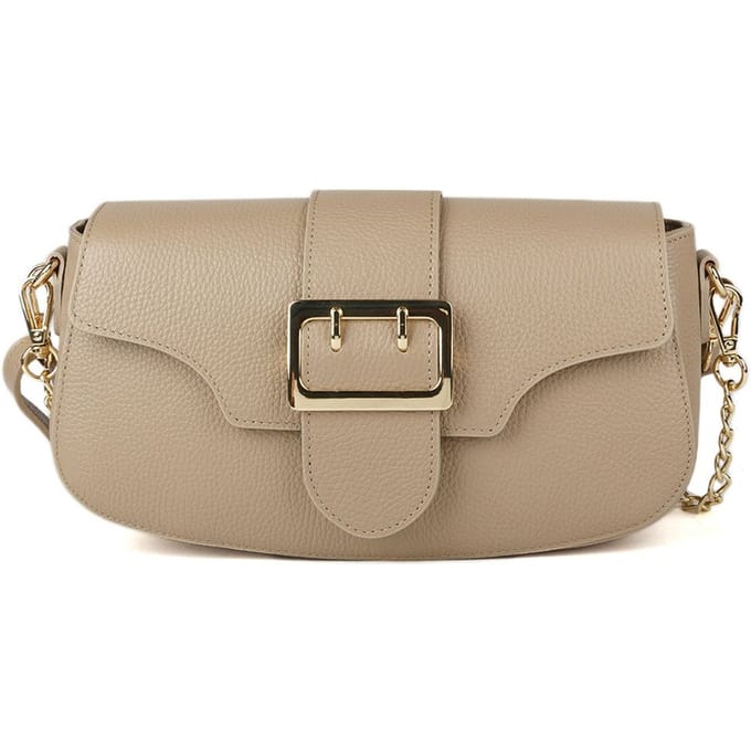 Giulia Monti Schoudertas Grijs Beige
