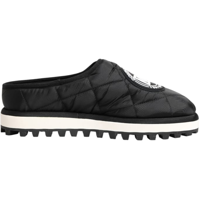 Dolce & Gabbana Zwarte Nylon Lage Slip-On Sneakerschoenen