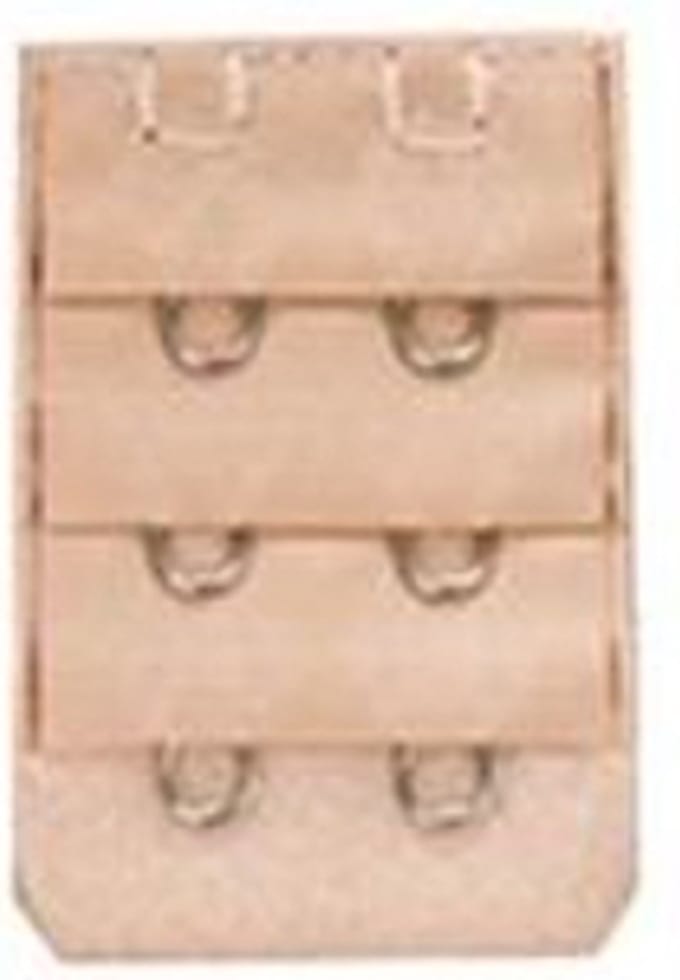 New Age Devi - 3 bh verlengstukken (2 haaks beige)