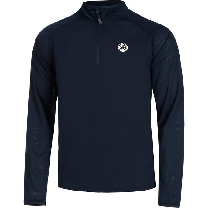 BIDI BADU Crew Longsleeve Heren-Donkerblauw