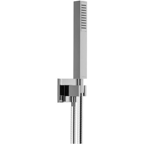 Herzbach LIVING SPA bath set with cone holder and shower connection bend angular 11.630221.2.01