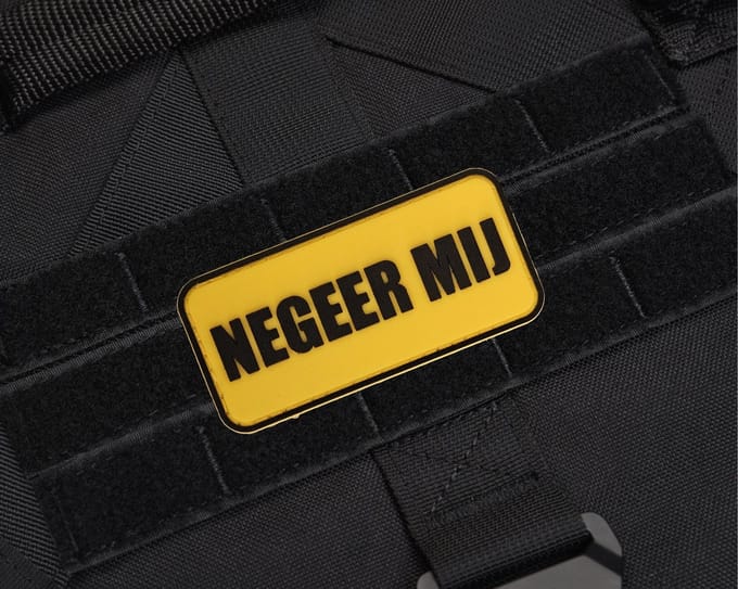 Always Prepared® Negeer mij patch klittenband - 2 stuks - Geschikt voor hondentuigen