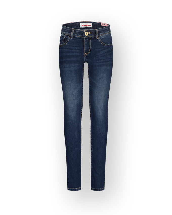 Vingino Alice Deep Dark Maat: 9 | Spijkerbroeken Outlet | Unisex | Blauw