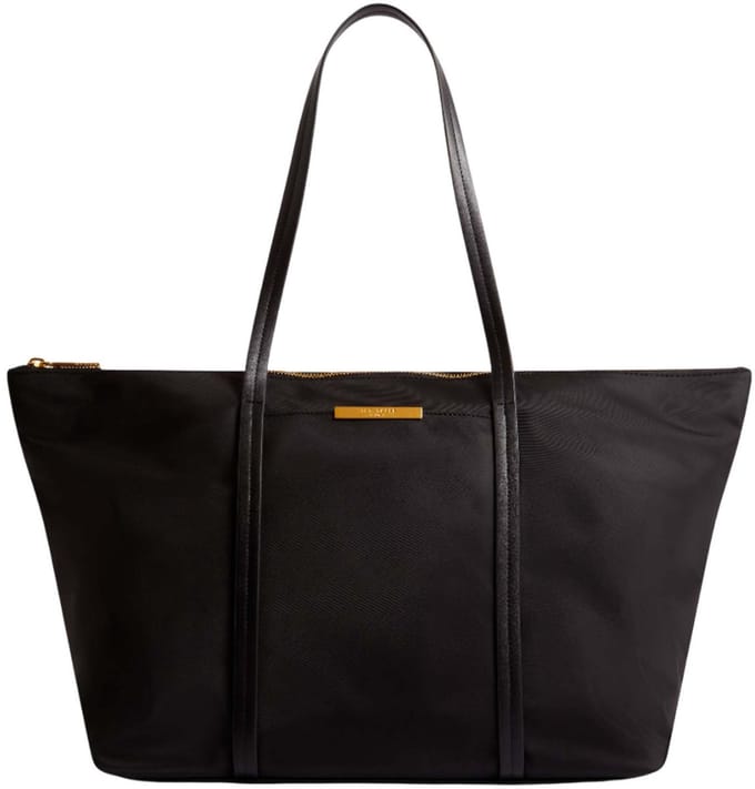 Ted Baker shopper Nycole Nylon Large Tote Black zwart