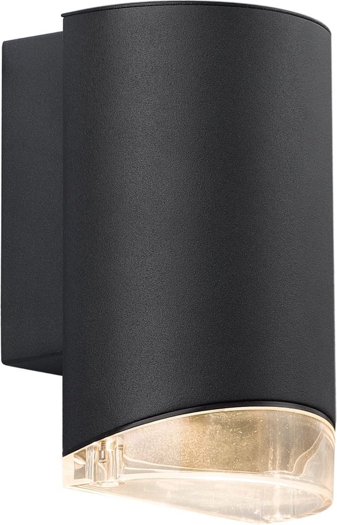 Nordlux Arn Wandlamp Buiten - GU10 - IP44 - Zwart