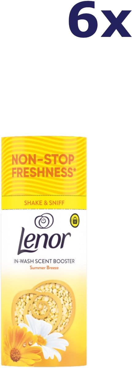 6x Lenor geurparels 155g Summer Breeze