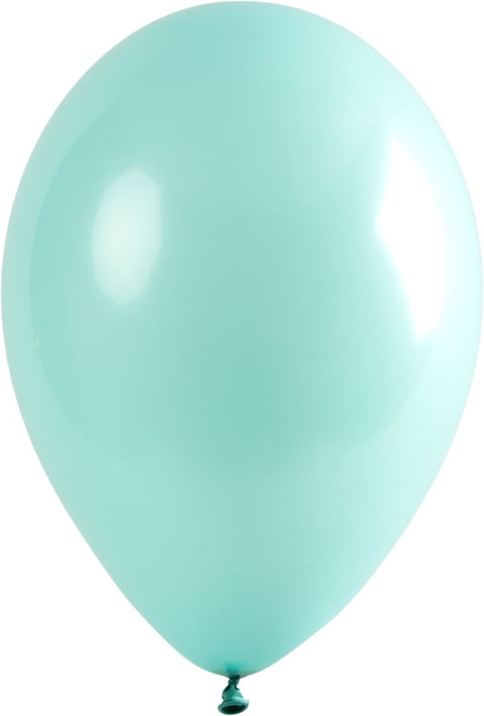 GLOBOLANDIA - Set van 12 licht groene ballonnen