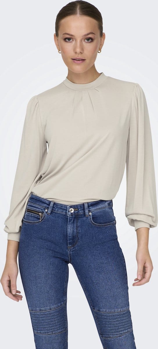 ONLY - ONLFREE LIFE L/S MODAL HIGHNECK TOP JRS - Meisjes - Blouses