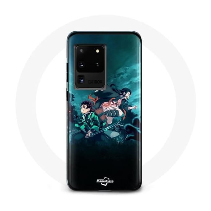 Case voor Samsung Galaxy S20 Ultra Demon Slayer Manga Tanjiro en Nezuko