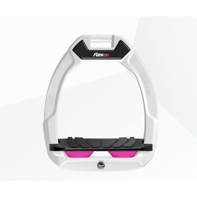 Veiligheidspalieten voor het paardrijden Ingebouwd Grip Wit/Zwart/Roze Flex-On Safe-On