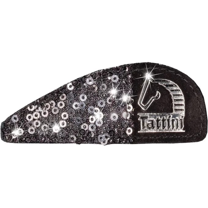 Leren patch met glitters Tattini