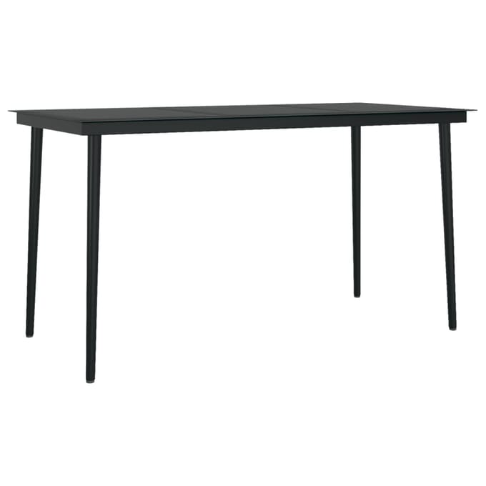 vidaXL - 5-delige - Tuinset - zwart