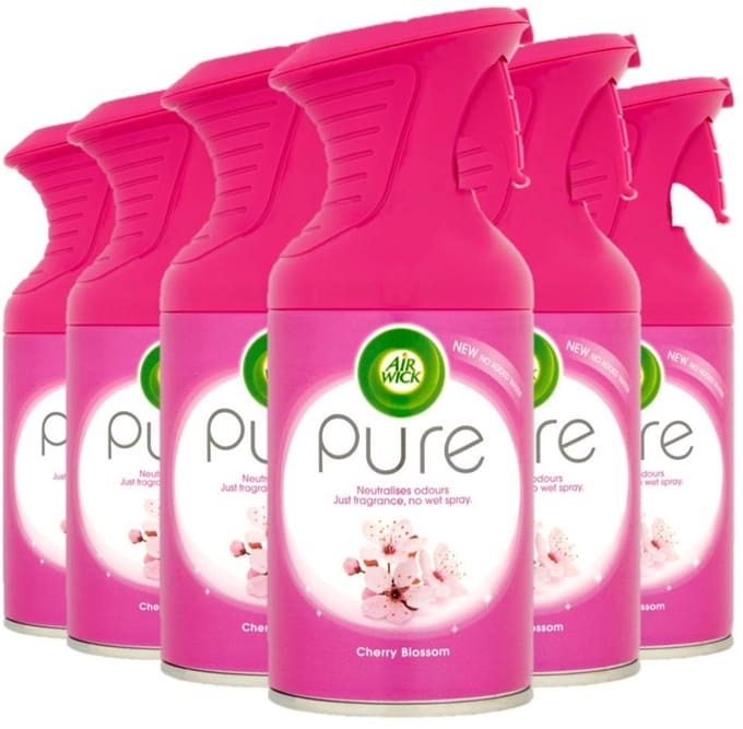Dailygoods - Kersenbloesem Pure Luchtverfrisser - 250 ml Pack van 6