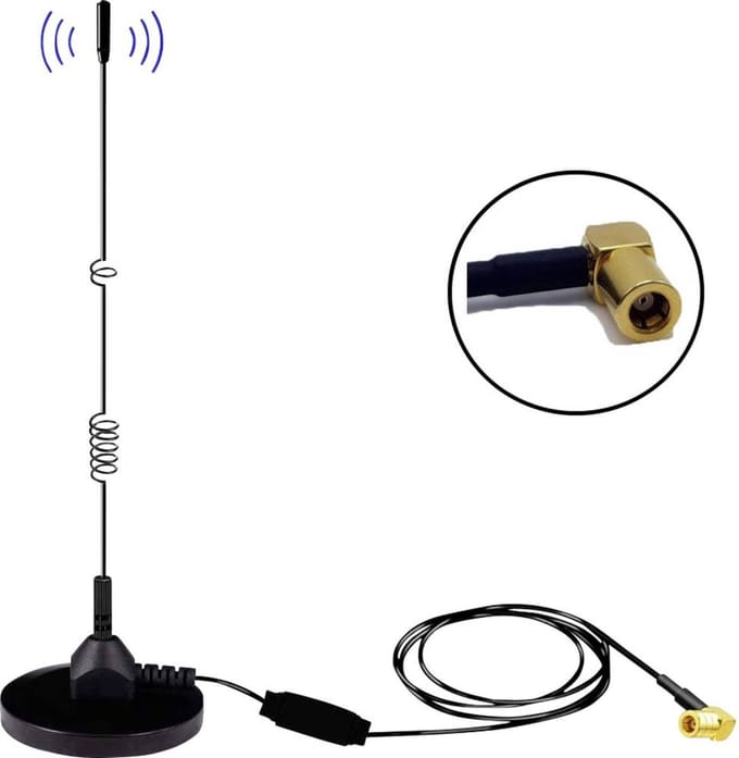 Albrecht MAG31 DAB+ magneetvoetantenne Met versterker