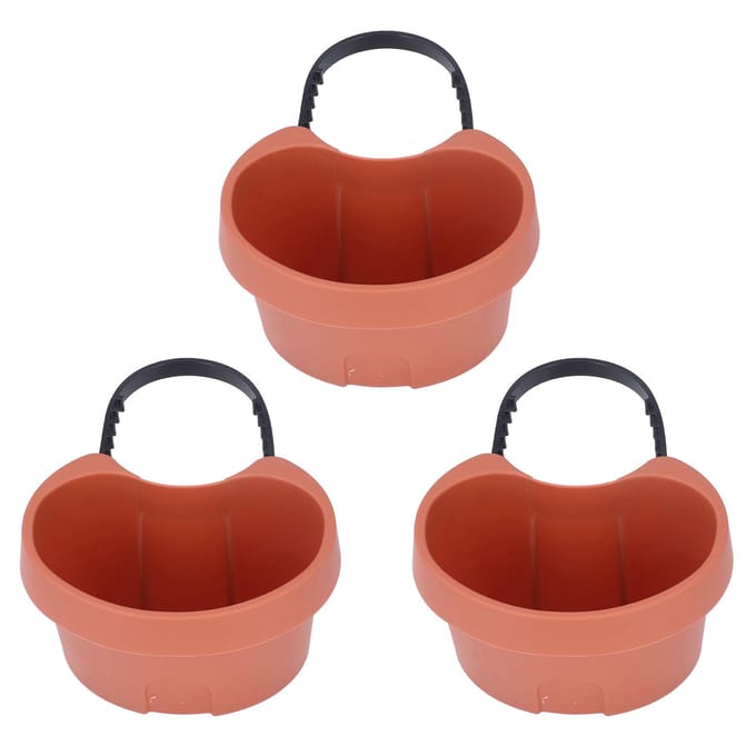 Pot de Fleurs avec Sangle Réglable Tuyau de Drainage en Plastique Conteneur de Fleurs Pot pour Jeunes Plants de Succulentes pour